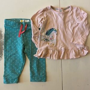 Baby Boden Unicorn playset, 6-12M